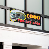 フードトラックカスタムバナー 横断幕 (ビルの外側)