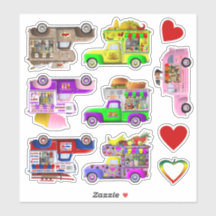 フードトラックステッカーセット