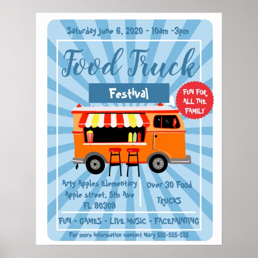 フードトラックテーマチラシ及びポスター ポスター