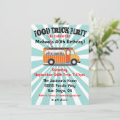 フードトラックパーティの招待状 招待状 (スタンド正面)