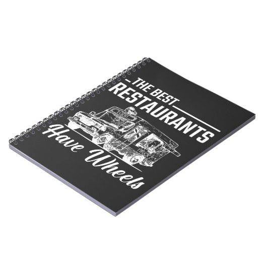 フードトラックフェスティバルレストラン通りフード恋人 ノートブック (左側)