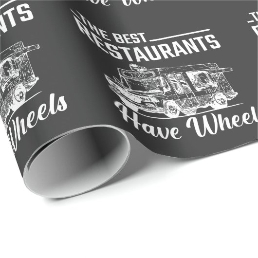 フードトラックフェスティバルレストラン通りフード恋人 ラッピングペーパー (ロールコーナー)