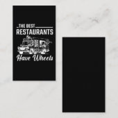 フードトラックフェスティバルレストラン通りフード愛好者 名刺 (正面/裏面)