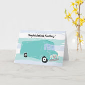 フードトラック事業おめでとうございます カード (黄色い花)