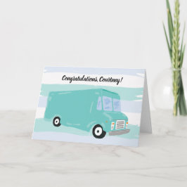 フードトラック事業 おめでとう 幸運を祈る カード