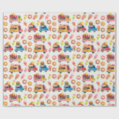 フードトラック包装紙 ラッピングペーパー (フラット)