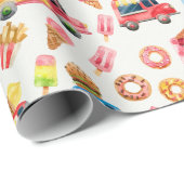 フードトラック包装紙 ラッピングペーパー (ロールコーナー)