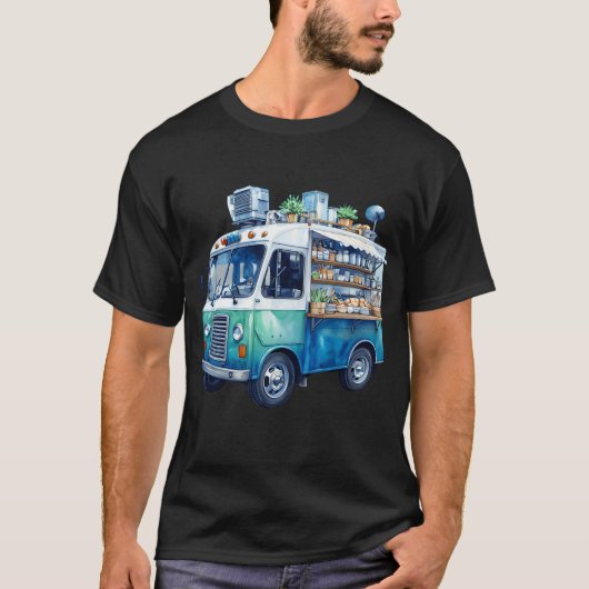 フードトラック大好き Tシャツ (正面)