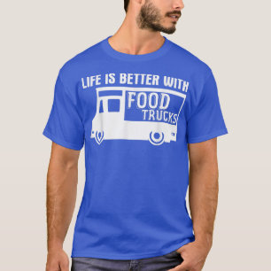 フードトラック車のジョークグルメブースカート通りフードトラック Tシャツ