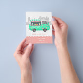 フードトラック通りにあるお菓子屋さん チラシ (手)