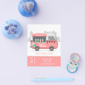 フードトラック通りアイスクリーム チラシ (シングル)