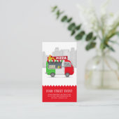 フードトラック通りピザ 名刺 (スタンド正面)