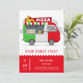 フードトラック通りピザ 招待状 (スタンド正面)