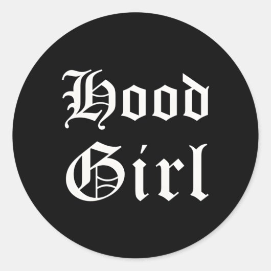 フードトラップギャングゲット ラウンドシール (正面)