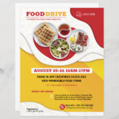 フードドライブフライヤーテンプレート (正面/裏面)