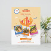 フードドライブフライヤーテンプレート (スタンド正面)