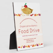 フードドライブ団体や組織名葉の円マンガ フォトプラーク (側面)