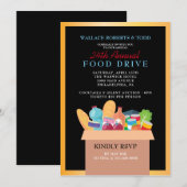 フードドライブ オークション 法人 ガラ ファンドレイズ 招待状 (正面/裏面)