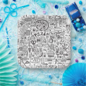 フードドールノート ペーパープレート (パーティー)