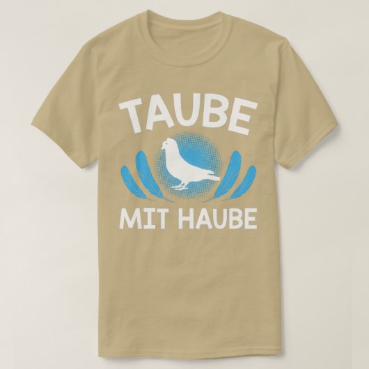 フードハト付きハトfancierハト1 tシャツ (デザイン正面)