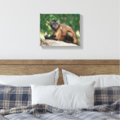 フードバランスおさる かわいいけど怒りっぽい キャンバスプリント (インサイチュ (寝室))