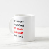 フードバンクのボランティ素晴らしア コーヒーマグカップ (正面左)