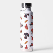 フードパターン付きサッカースポーツ用具 ウォーターボトル (右面)