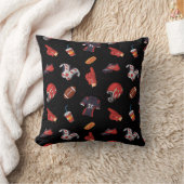 フードパターン付きサッカースポーツ用具 クッション (ブランケット)