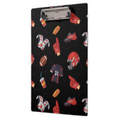 フードパターン付きサッカースポーツ用具 クリップボード (左)