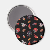 フードパターン付きサッカースポーツ用具 マグネット (正面/裏面)