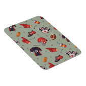 フードパターン付きサッカースポーツ用具 マグネット (右側)