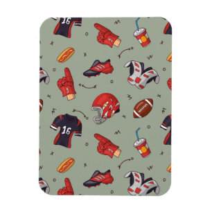 フードパターン付きサッカースポーツ用具 マグネット