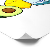 フードパンポスタおもしろいーを作ろう ポスター (角)