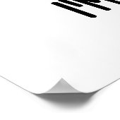 フードパン – 私は大きなフランおもしろいデザートパン ポスター (角)