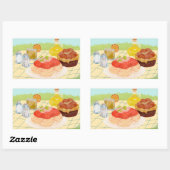 フードピクニックシール 長方形シール (シート)