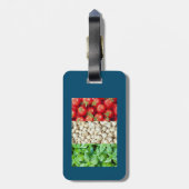 フードフイタリアンラグ荷物タグ ラゲッジタグ (裏面縦)