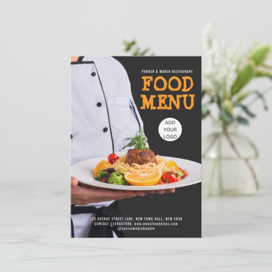 フードフェスティバルケータリングレストランビジネス メニュー (スタンド正面)