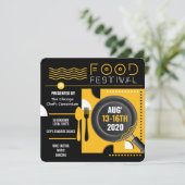 フードフェスティバル現代のフライヤー 招待状 (スタンド正面)