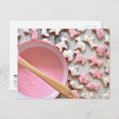 フードフォトグラフィーで曇ったサーカスの動物クラッカー ポストカード (正面/裏面)