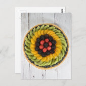 フードフォトグラフィーフレッシュフルーツタルトauxフルーツ ポストカード (正面/裏面)