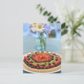 フードフォトグラフツタルトフランスのペストリー ポストカード (スタンド正面)