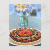 フードフォトグラフツタルトフランスのペストリー ポストカード (正面)