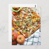 フードフォトグ素朴トマトパフペーストリアタルト ポストカード (正面/裏面)