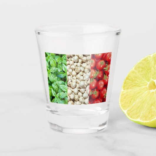フードフラグイタリアンショットグラス ショットグラス (正面)