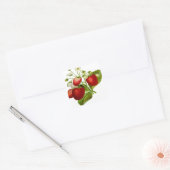 フードフルーツの葉の葉葉 スクエアシール (封筒)