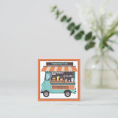 フードフードトラック スクエア名刺 (スタンド正面)