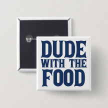 フードブルーの男