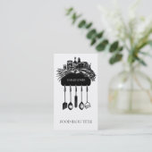 フードブログロつるゴの台所用品 名刺 (スタンド正面)