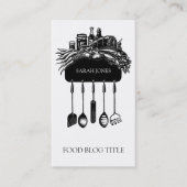 フードブログロつるゴの台所用品 名刺 (正面)