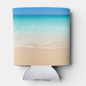 フードブーズバッドダンスムーブメントおもしろいビーチ結婚式 缶クーラー (裏面)